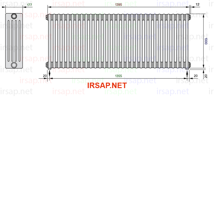 Радиатор IRSAP Tesi 51000/31 T16 CL 01